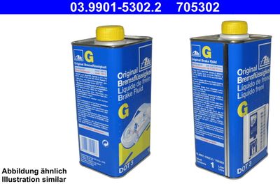 ATE Remvloeistof DOT 3 gelb (03.9901-5302.2)