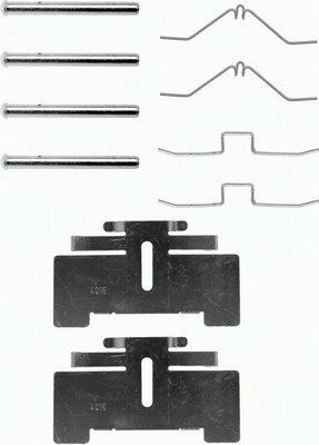 Комплектующие, колодки дискового тормоза TEXTAR 82016400 для MITSUBISHI COLT
