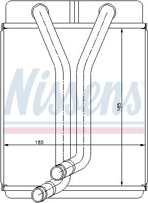 SCHIMBATOR CALDURA INCALZIRE HABITACLU NISSENS 77501 5