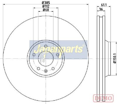 BREMSSCHEIBE JAPANPARTS DI0928C