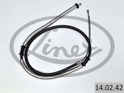Тросик, cтояночный тормоз LINEX 14.02.42 для FIAT DOBLO