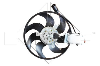 Вентилятор, охлаждение двигателя NRF 47589 для VW TOUAREG