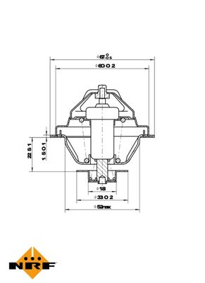 TERMOSTAT LICHID RACIRE NRF 725162 4