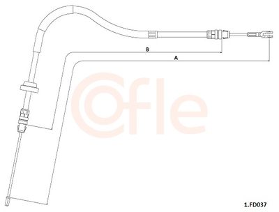 CABLU FRANA DE PARCARE