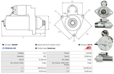 STARTER AS-PL S9444P 4