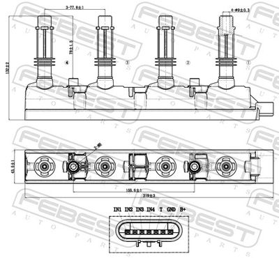 BOBINA APRINDERE FEBEST 18640003 1