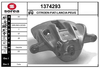 BREMSSATTEL SNRA 1374293