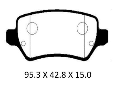 Комплект тормозных колодок, дисковый тормоз PATRON PBP1521KOR для OPEL MERIVA