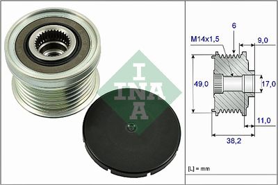 INA 535 0268 10 Мост (выпрямитель) генератора  для BMW X5 (Бмв X5)