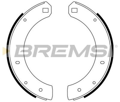 Комплект тормозных колодок BREMSI GF0449 для CARBODIES FL2