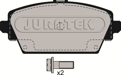 Brake Pad Set JURATEK JCP1580