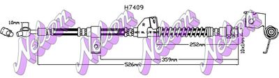 Тормозной шланг KAWE H7409 для KIA MAGENTIS