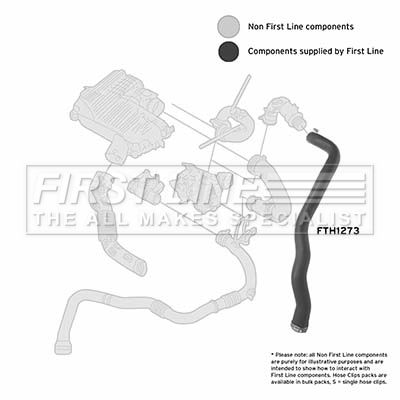 Charge Air Hose FIRST LINE FTH1273