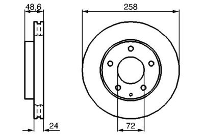 DISC FRANA BOSCH 0986478227 4