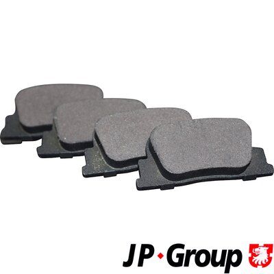 Комплект тормозных колодок, дисковый тормоз JP GROUP 4863700610 для BYD G3R