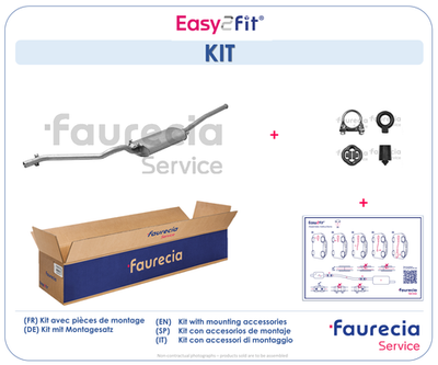 Глушитель выхлопных газов конечный Faurecia FS80135 для VW JETTA
