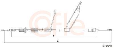 CABLU FRANA DE PARCARE