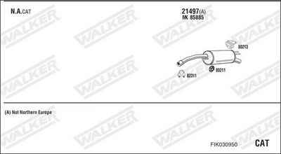 SISTEM DE ESAPAMENT WALKER FIK030950