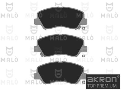 AKRON-MALÒ 1051369 Тормозные колодки и сигнализаторы для KIA STONIC (YB) 1.0 T-GDi