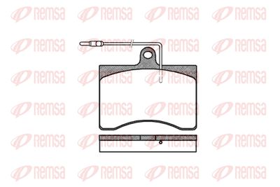 REMSA 0090.04 Тормозные колодки и сигнализаторы  для FIAT 242 (Фиат 242)