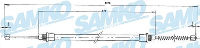 Тросик, cтояночный тормоз SAMKO C0663B для RENAULT 4
