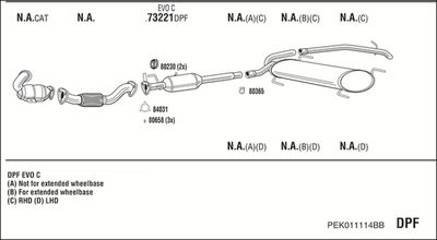 Układ wydechowy WALKER PEK011114BB