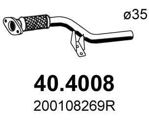 Rura wydechowa ASSO 40.4008