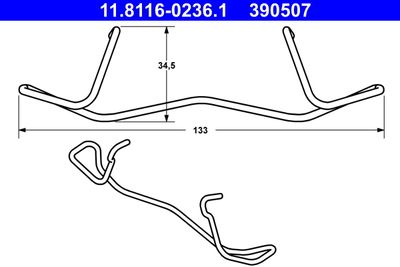 ARC ETRIER FRANA ATE 11811602361