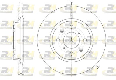 Тормозной диск ROADHOUSE 61481.10 для SUZUKI SWIFT