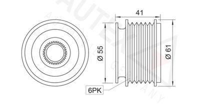SISTEM ROATA LIBERA GENERATOR AUTEX 621015 1