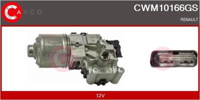 CASCO CWM10166GS Двигатель стеклоочистителя  для RENAULT WIND (Рено Wинд)