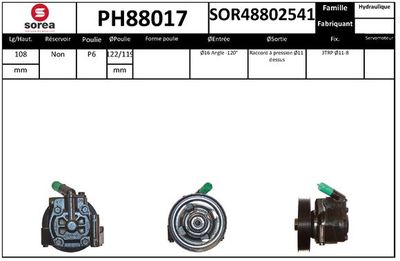 HYDRAULIKPUMPE LENKUNG SNRA PH88017
