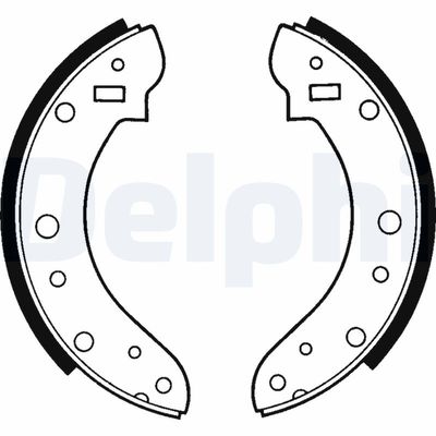 Zestaw szczęk hamulcowych DELPHI LS1204