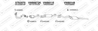 SISTEM DE ESAPAMENT VENEPORTE 800219