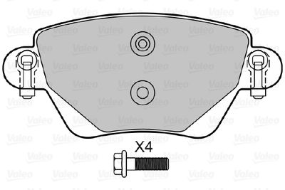 Brake Pad Set, disc brake 598434