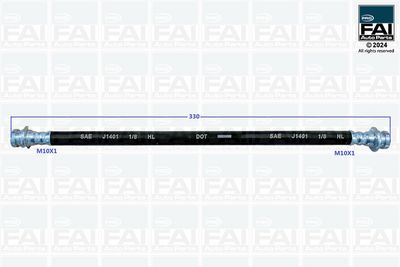 спирачен маркуч FAI AutoParts FPBH208