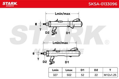 амортисьор STARK SKSA-0133096