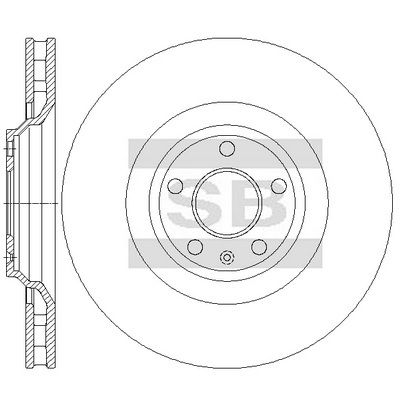 спирачен диск Hi-Q SD5452