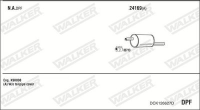 Изпускателна система WALKER DCK126627D