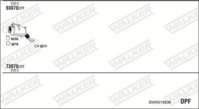 Изпускателна система WALKER BWK019836