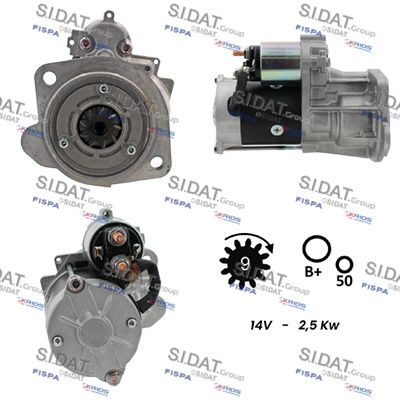 FISPA Startmotor / Starter (S12HT0190)