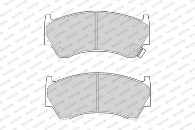 Remblokken set Achter/Voor , past: MAZDA 626 III, RX-7 II  NISSAN ALMERA I 1.3-2.2 11.87-07.00