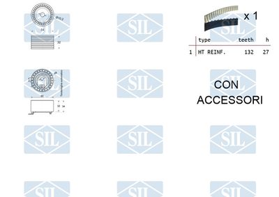 SET CUREA DE DISTRIBUTIE Saleri SIL TK1298 1
