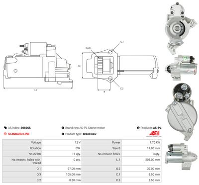 STARTER AS-PL S0896S 4
