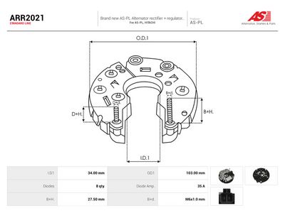 Likeretter, dynamo AUTOSTARTER ARR2021