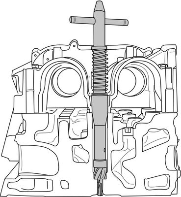 REINIGUNGS-/FRäSWERKZEUGSATZ CR-INJEKTORSCHACHT GEDORE KL018653K 3