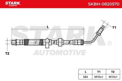 спирачен маркуч STARK SKBH-0820570
