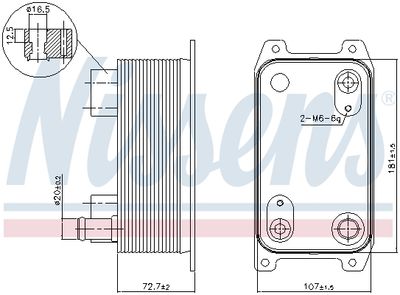 ÖLKüHLER AUTOMATIKGETRIEBE NISSENS 90941 4