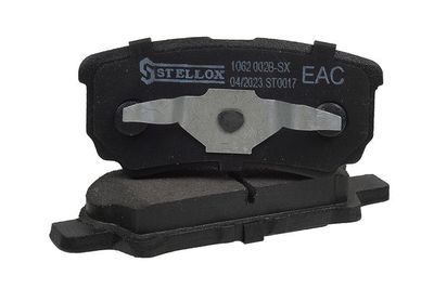 комплект спирачно феродо, дискови спирачки STELLOX 1062 002B-SX