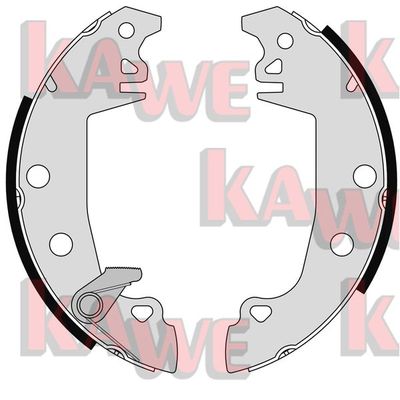 Комплект тормозных колодок KAWE 05930 для DACIA 1310